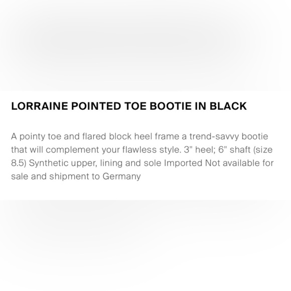 BP Lorraine Pointed Toe Bootie In Black - Picture 2 of 2